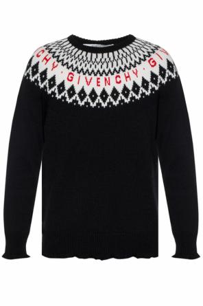 Sweter z wyszytym wzorem z logo, zdjęcie 1 Sweter z wyszytym wzorem z logo od Givenchy